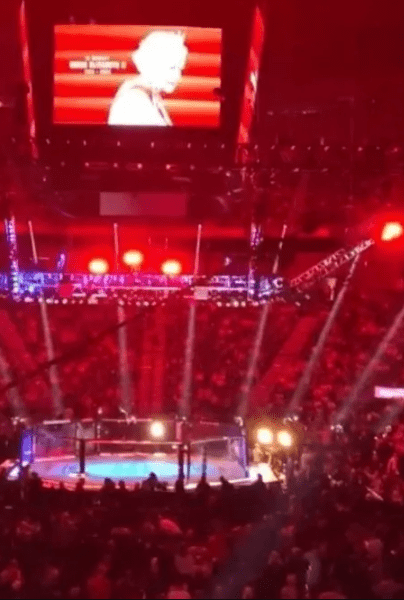 UFC 279: Aficionados abuchean y cantan ¡Estados Unidos! En homenaje a la Reina Isabel II