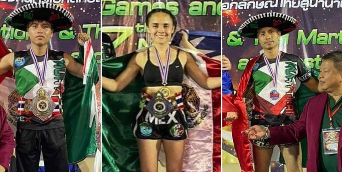 Mexicanos conquistan Mundial de Muay Thai en Tailandia