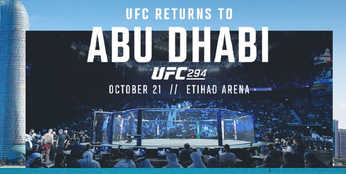 La UFC 294 regresará a medio oriente en octubre de 2023