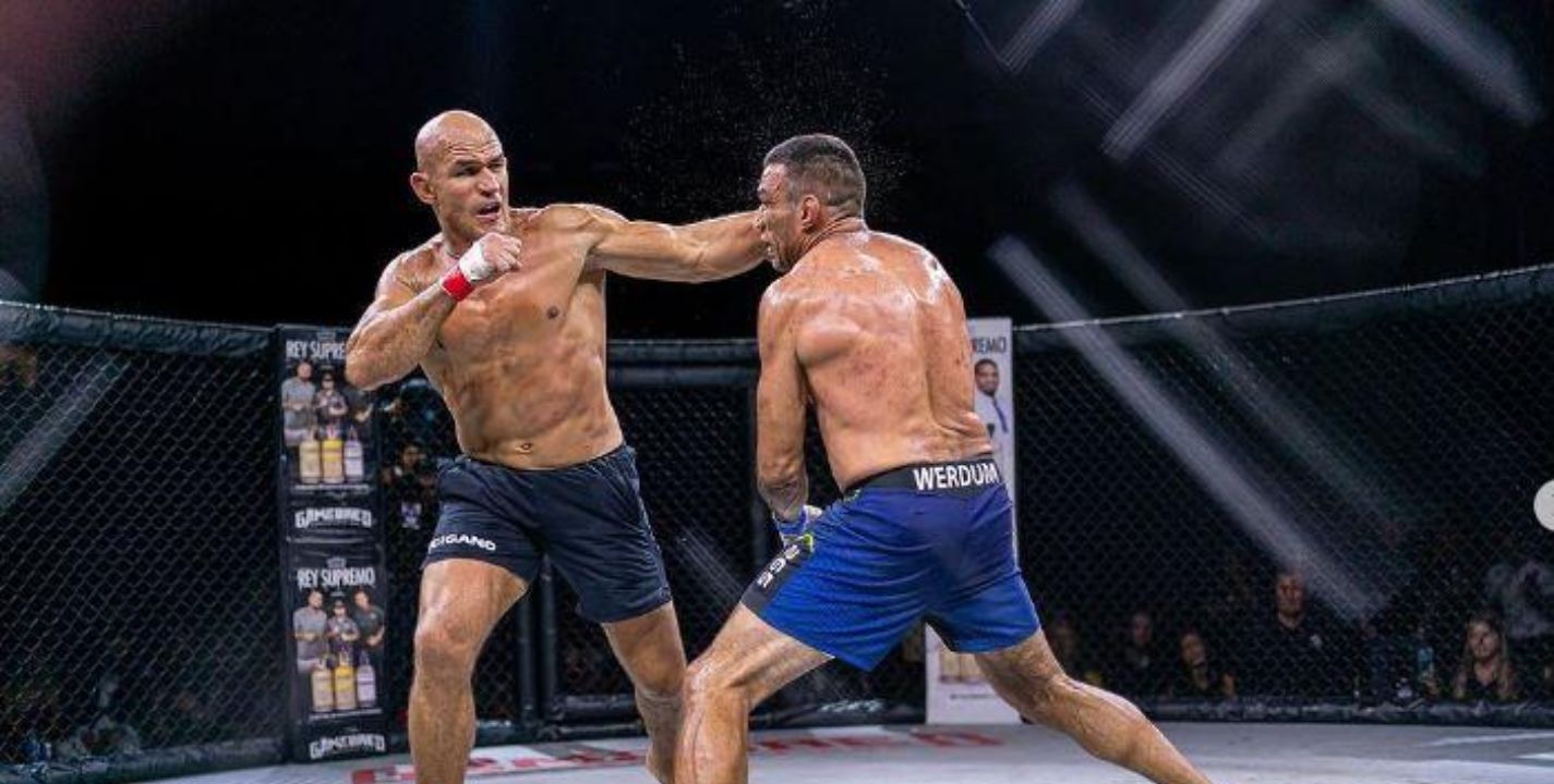 Junior Dos Santos se impone a Fabricio Werdum en su pelea de MMA sin guantes